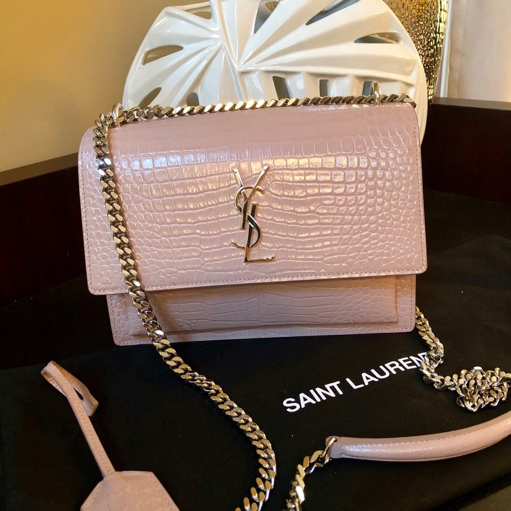 Saint Laurent YSL Sunset Leather Medium Handbag - Picture 14 of 14